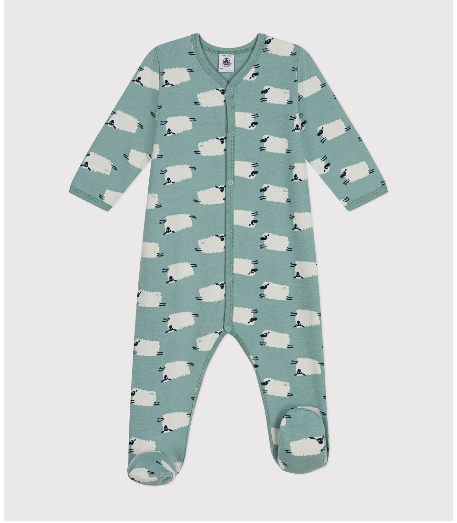 Petit bateau - Pyjama Dors bien chaud moutons