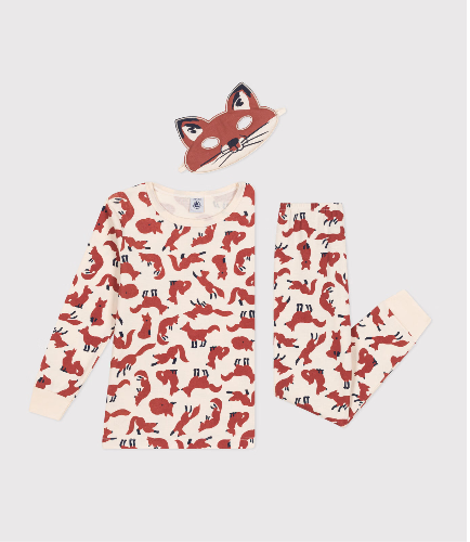 Petit bateau - Pyjama + masque renard 3 ans