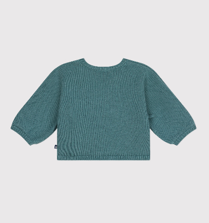 Petit bateau - Cardigan en laine et coton
