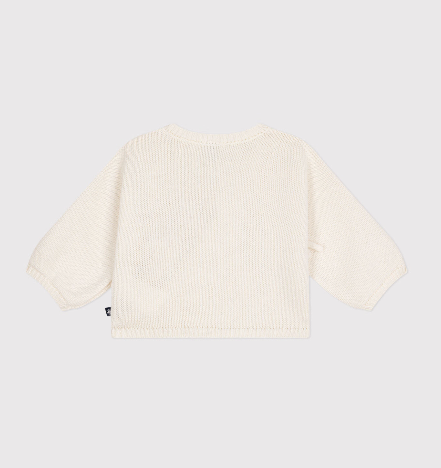 Petit bateau - Cardigan en laine et coton