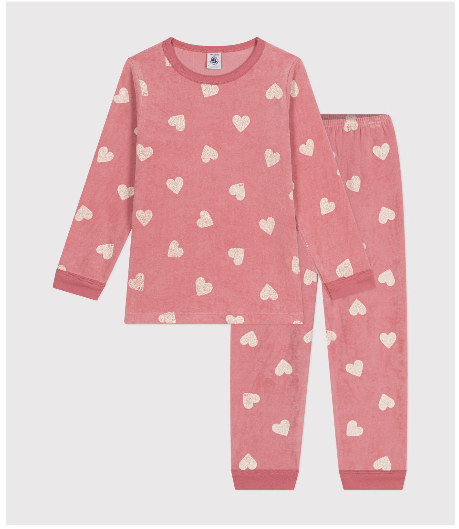 Petit bateau - Pyjama cœur 3ans