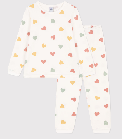 Petit bateau - Pyjama cœur multicolore 3 ans