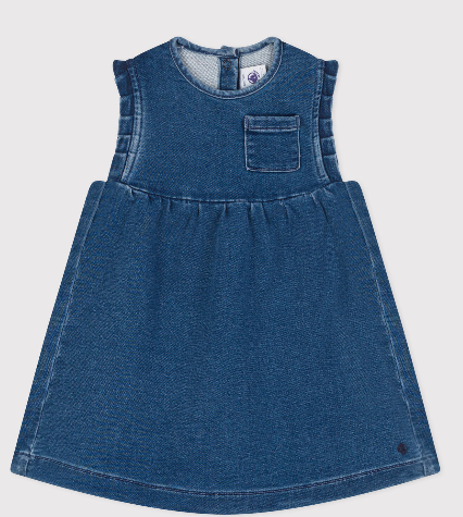Petit bateau -  Robe en denim éco responsable