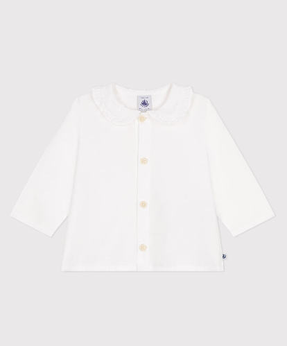 Petit bateau - Blouse en coton piqué