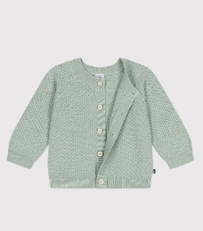 Petit bateau - Cardigan en tricot de coton
