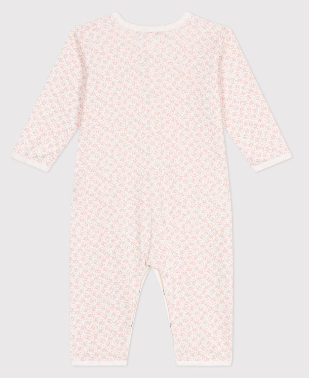 Petit Bateau | Dors-bien sans pieds fleuri en coton