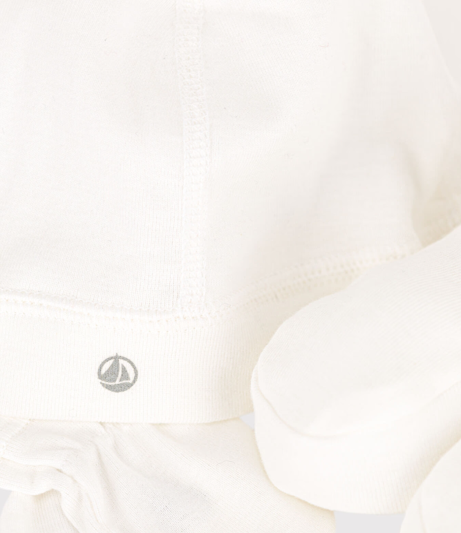 Petit bateau | Lot de bonnet chaussons et moufles bébé