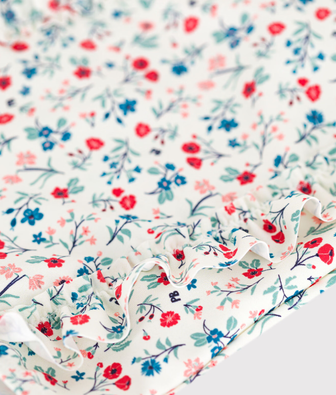 Petit bateau | Maillot de bain bébé une pièce à volants, imprimé fleuri