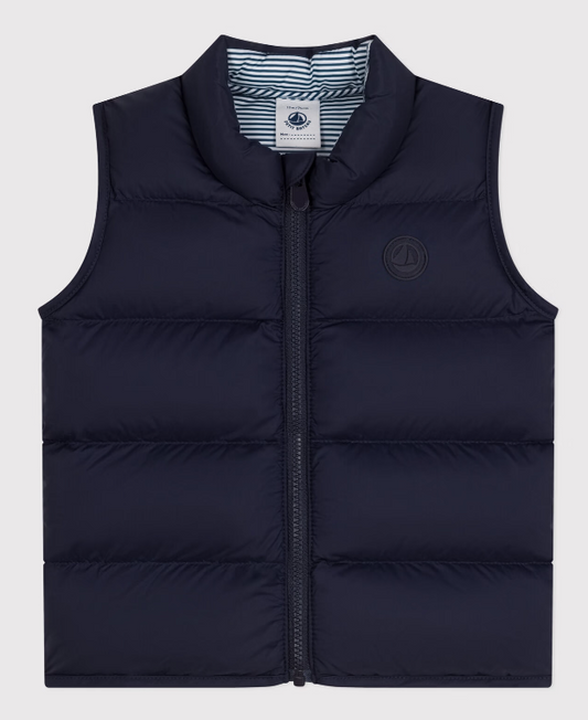 Petit bateau | Doudoune sans manches matelassée bébé