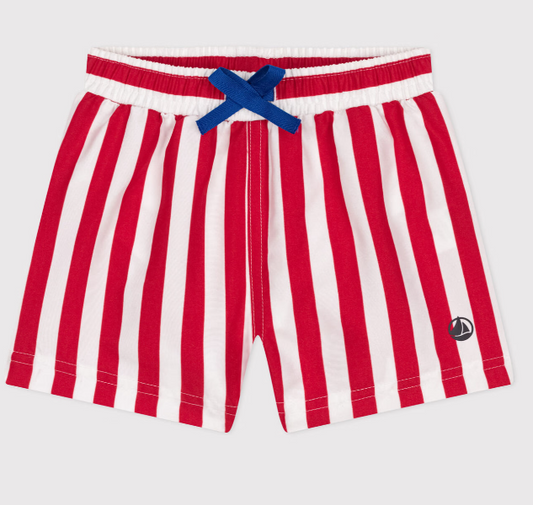 Petit bateau | Short de bain bébé, imprimé rayé