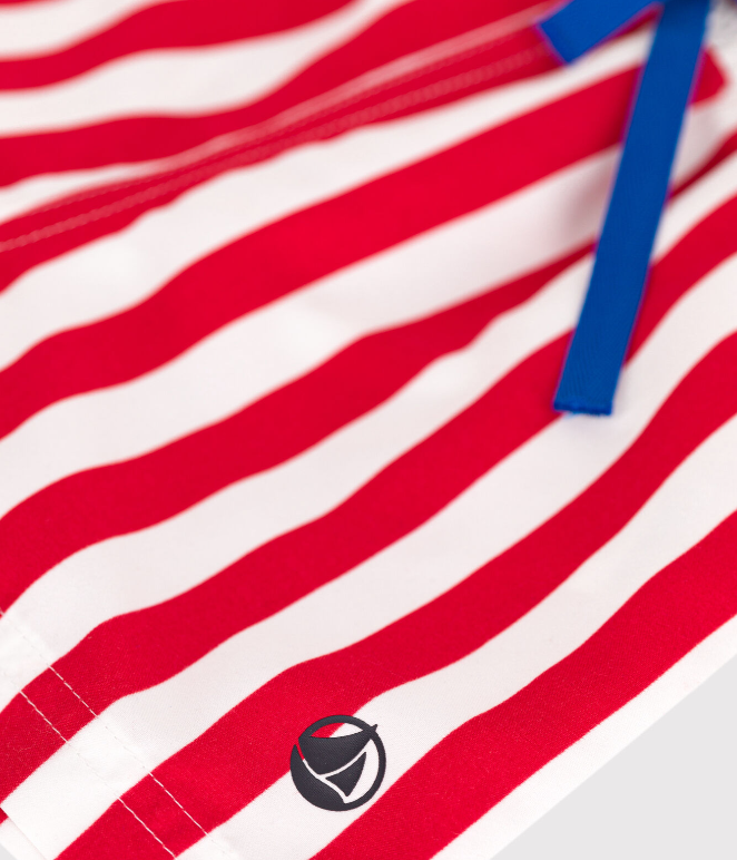 Petit bateau | Short de bain bébé, imprimé rayé
