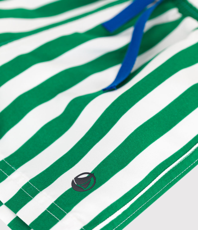Petit bateau | Short de bain bébé, imprimé rayé