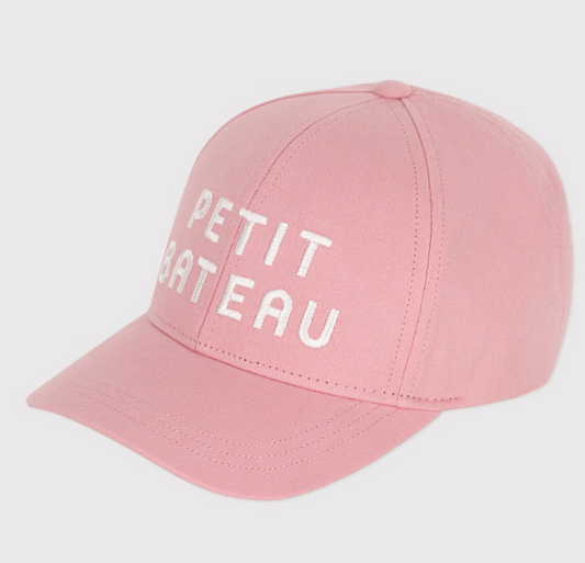 Petit bateau | Casquette rose en coton petit bateau