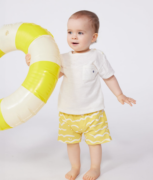 Petit bateau | Tee-shirt manches courtes en jersey flammé