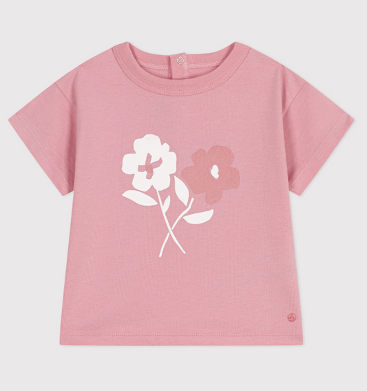 Petit bateau | T-shirt en coton à manches courtes uni