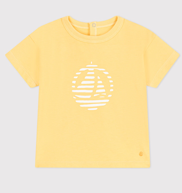 Petit bateau | T-shirt en coton à manches courtes uni