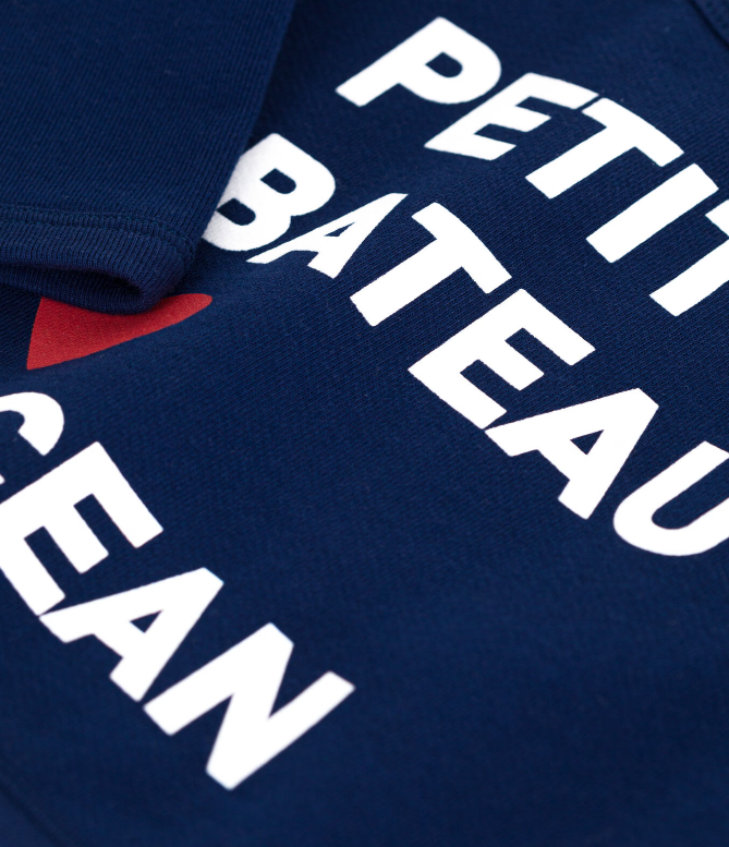 Petit bateau | Sweat bébé en coton uni