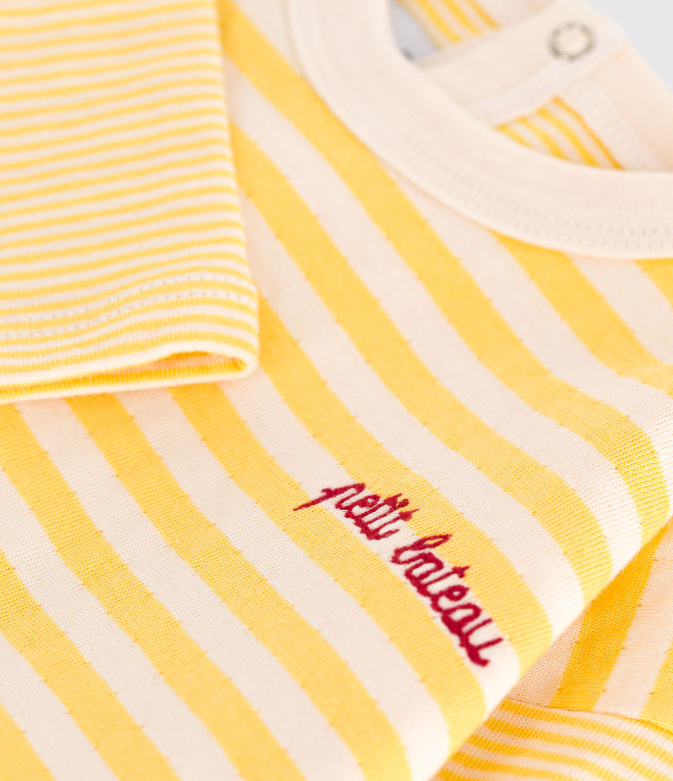 Petit bateau | T-shirt en coton à manches longues rayé