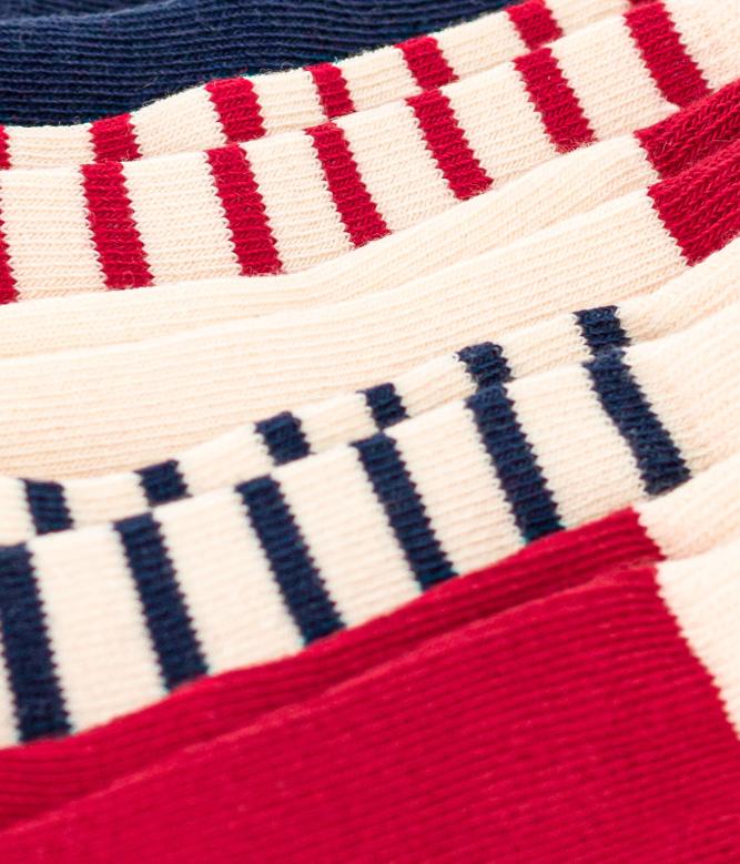 Petit bateau | Lot de 5 paires de chaussettes rayures