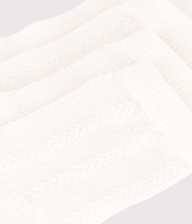 Petit bateau | Lot de 2 paires de chaussettes unies en jersey de coton