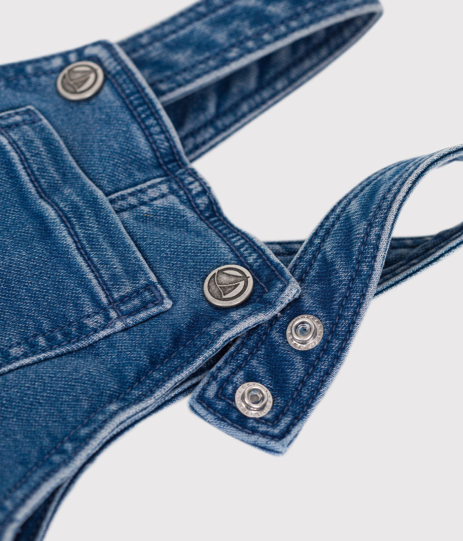 Petit bateau | Salopette en jean élasthanne jambes longues