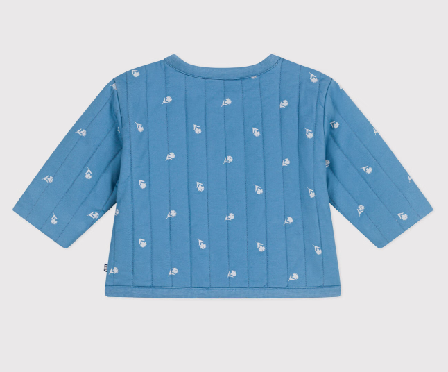 Petit bateau | Veste en coton matelassée, imprimé petites fleurs