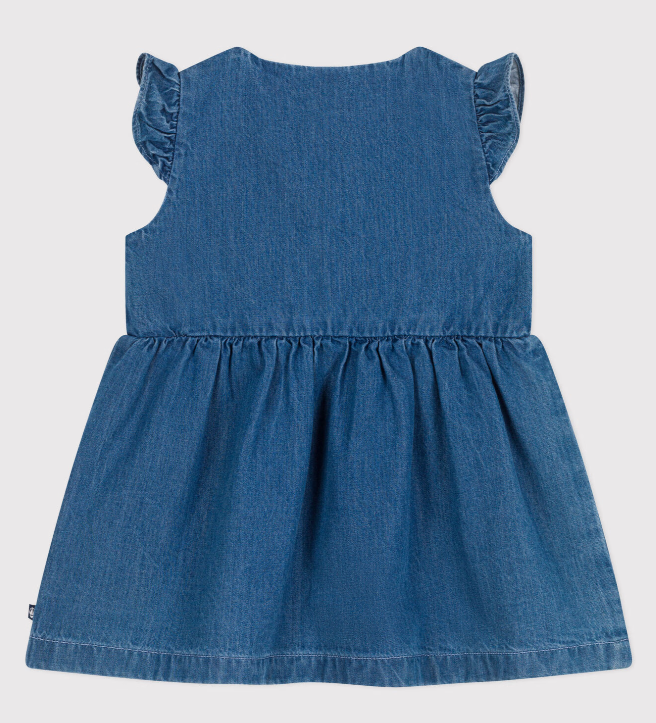 Petit bateau | Robe en jean léger sans manches
