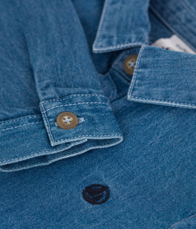 Petit bateau | Chemise en jean unie