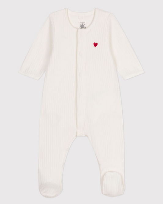 Petit Bateau | Bodyjama unisexe en velours