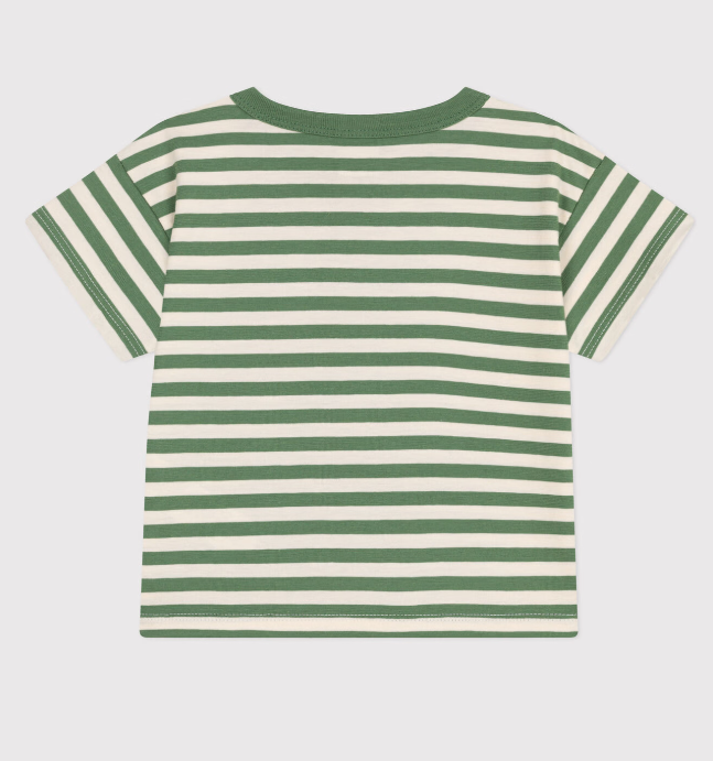 Petit bateau | T-shirt bébé en coton à manches courtes rayé