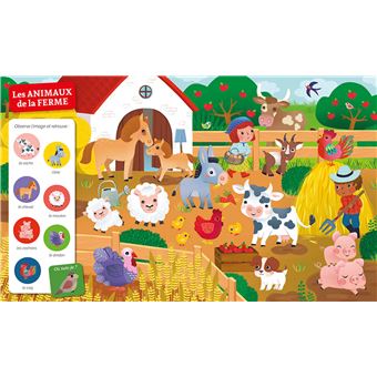 Auzou | Cherche et trouve des tout petits - Chez les animaux