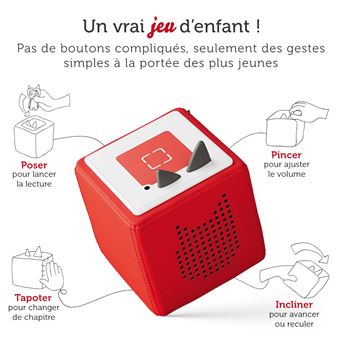 Tonies - Mon Premier Coffret Toniebox - Rouge