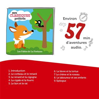 Tonie - Mes classiques préférés - Les Fables de La Fontaine