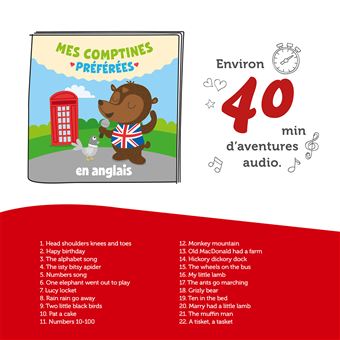Tonie - Mes comptines préférées - En anglais