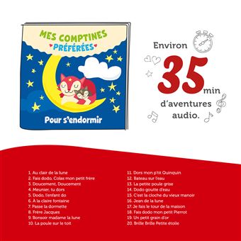 Tonie - Mes comptines préférées - Pour s'endormir