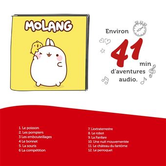 Tonie - 12 aventures de Molang