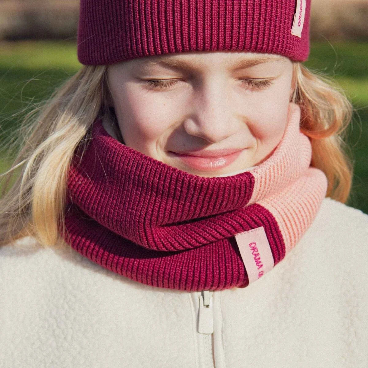 Snood Tricolore Fuchsia Drama Queen | Enfant