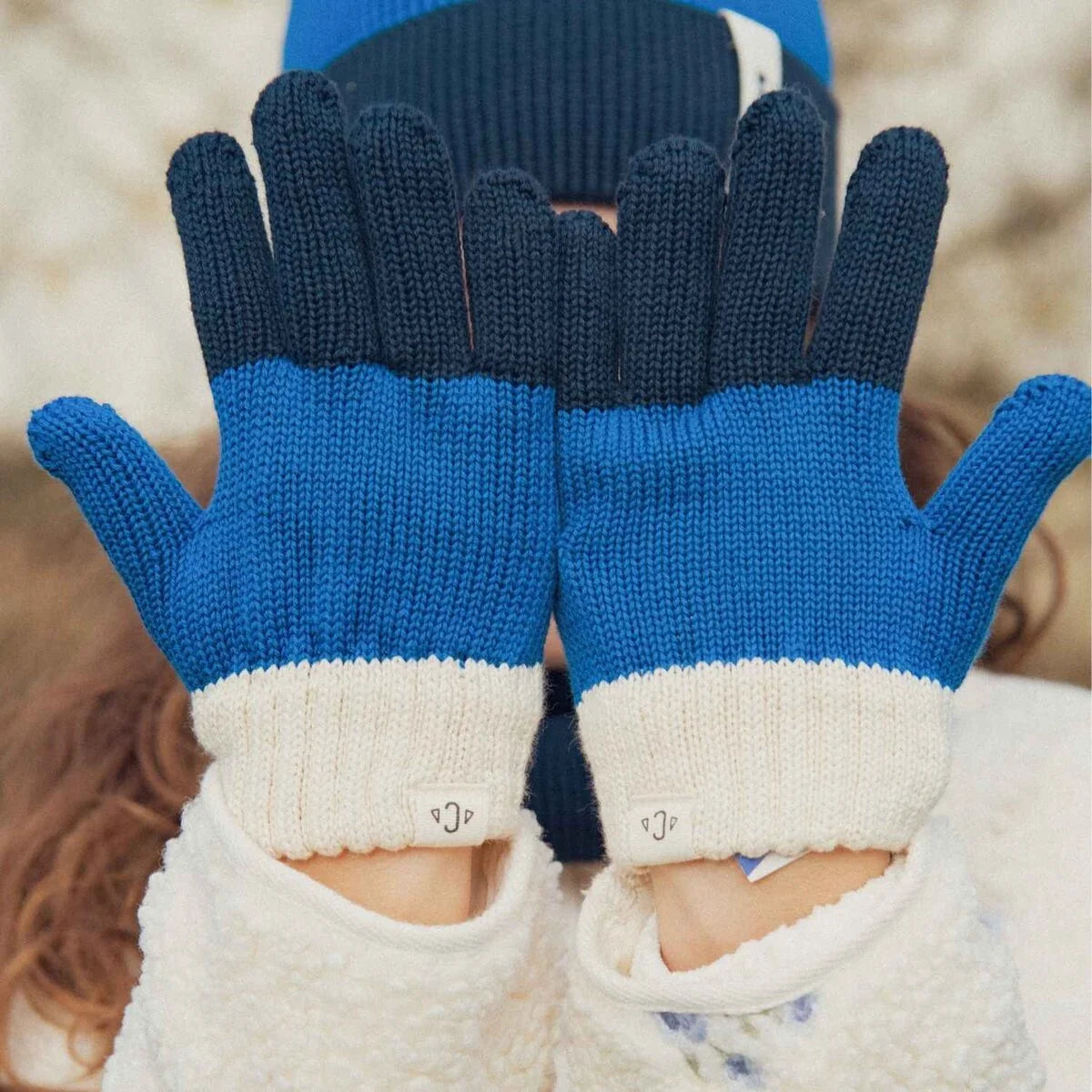 Gants Tricolores Bleus | Enfant