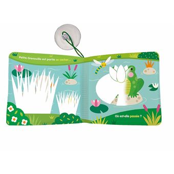Auzou | Mes amis du bain - Cache-cache au bord de l'eau - Mon livre de bain magique