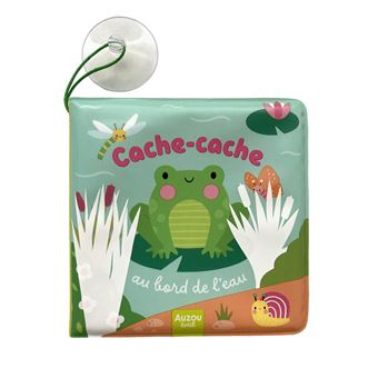 Auzou | Mes amis du bain - Cache-cache au bord de l'eau - Mon livre de bain magique
