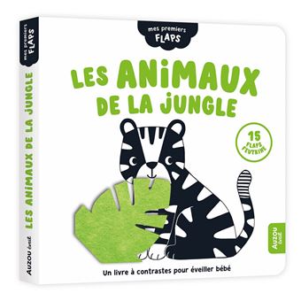 Auzou | Mes premiers flaps - Les animaux de la jungle