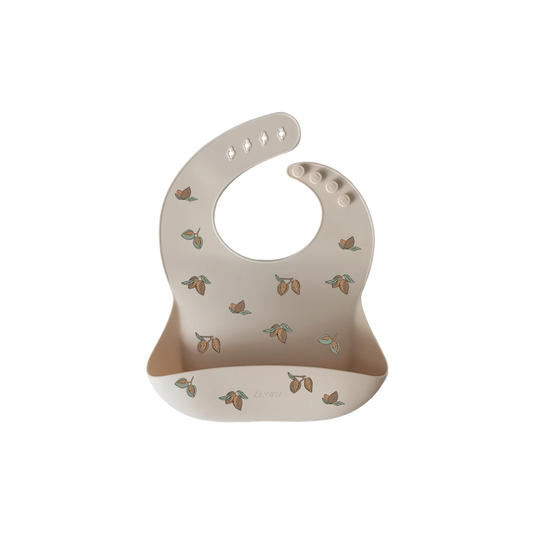 Zakuw - Bavoir en silicone Amandes