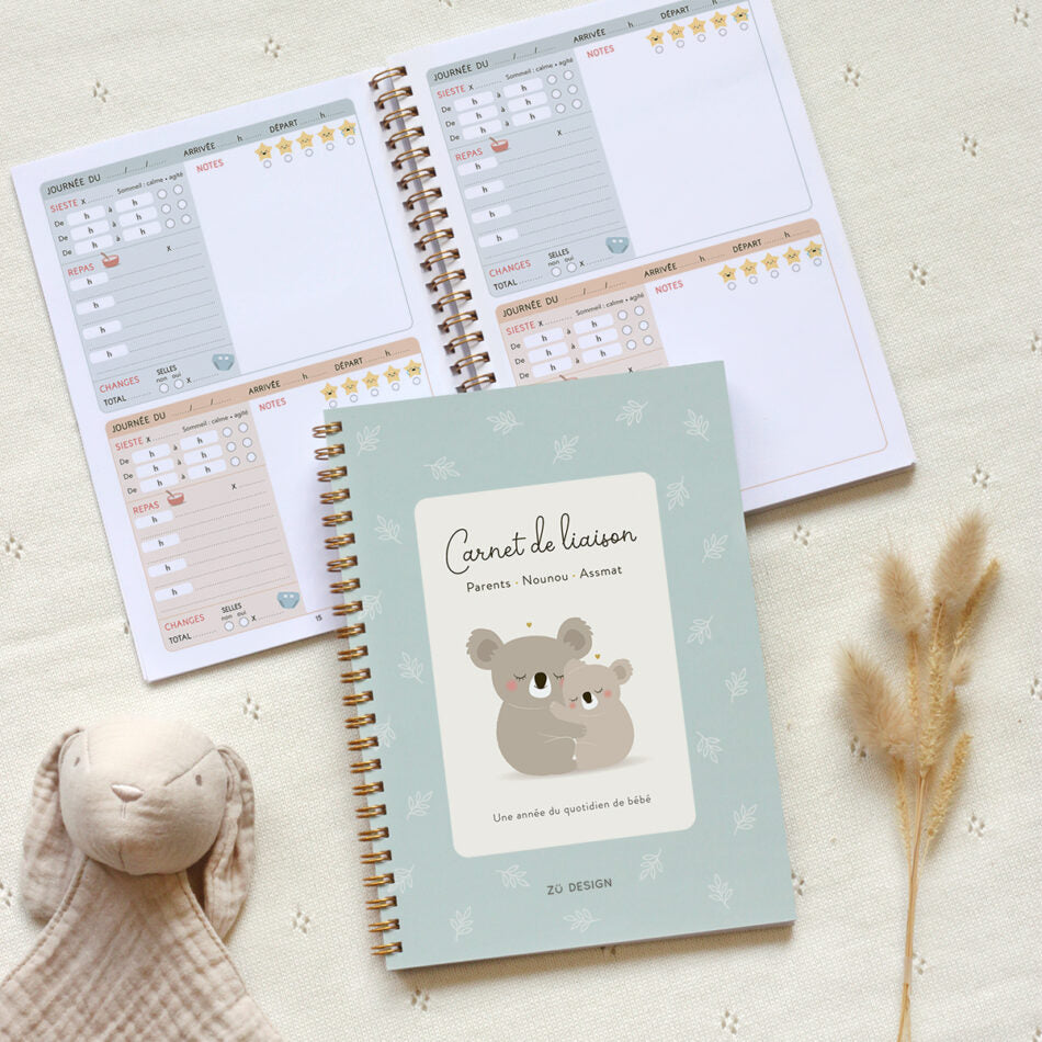 ZÜ Design - Carnet de liaison parents-nounou-assmat