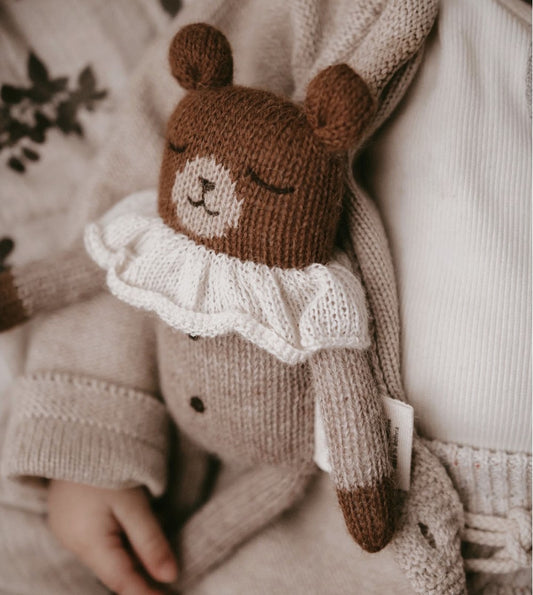 Doudou ourson | pyjama avoine
