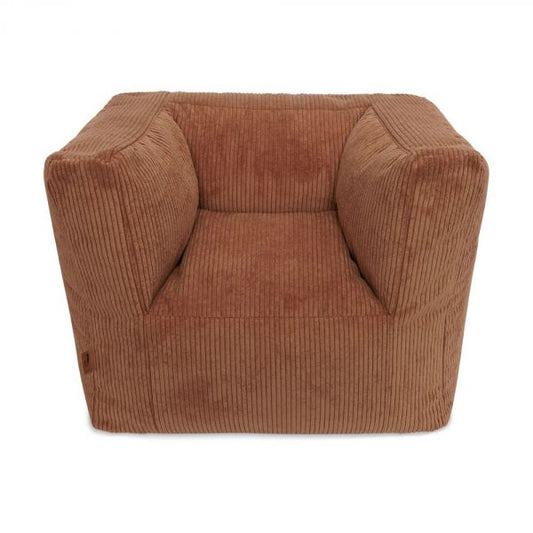 Jollein - Fauteuil enfant velours côtelé Corduroy Caramel
