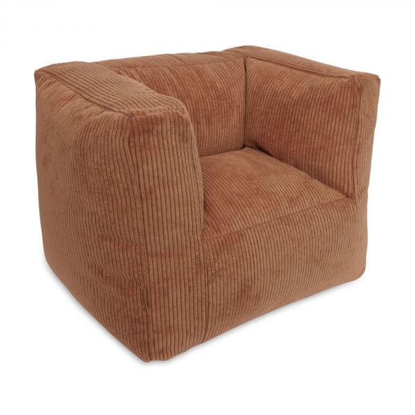 Jollein - Fauteuil enfant velours côtelé Corduroy Caramel