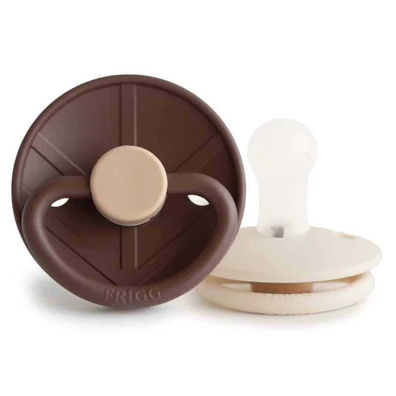 Frigg - Tétine Silicone vicking - 2 pack (Couleur : Cream/cacao - Taille : T2)