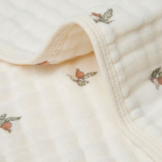 Jollein - Couverture berceau 75 x 100 cm - Coton Roseship