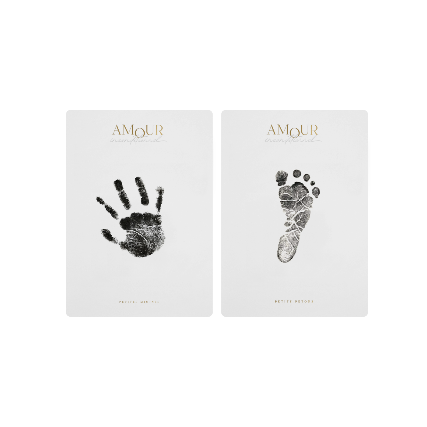 Kit de cartes empreintes pour bébé