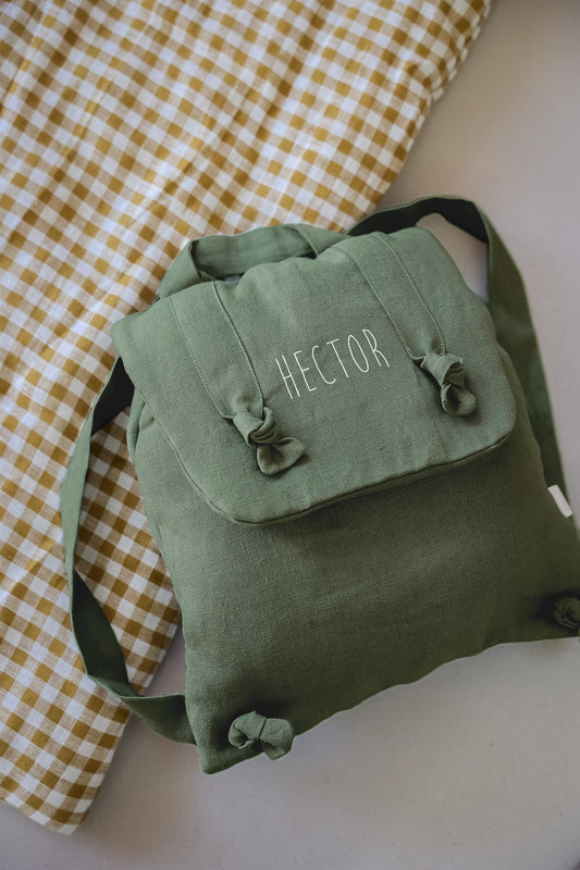 Petit picotin - Sac à dos Olive